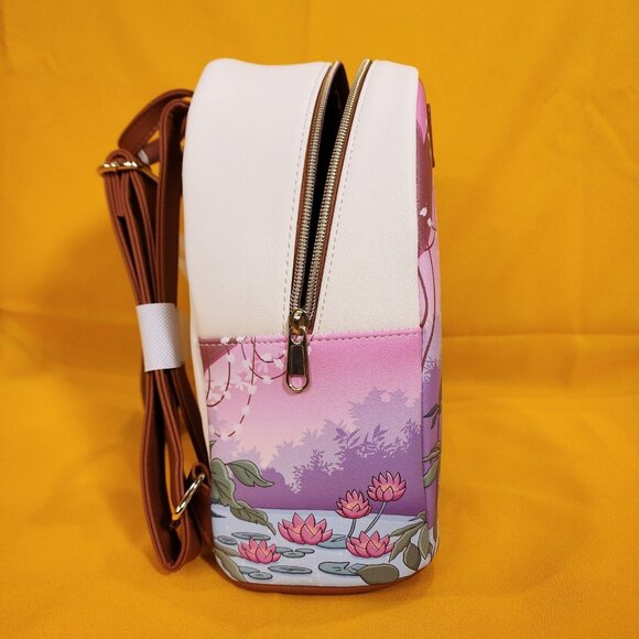 Loungefly Disney The Princess And The Frog Tiana Bayou Sunset Mini Backpack NEW main image 5